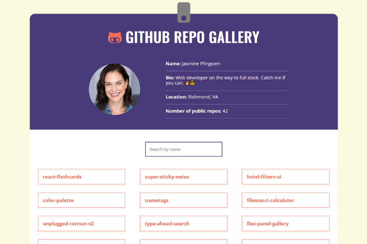 GitHub Repo Gallery